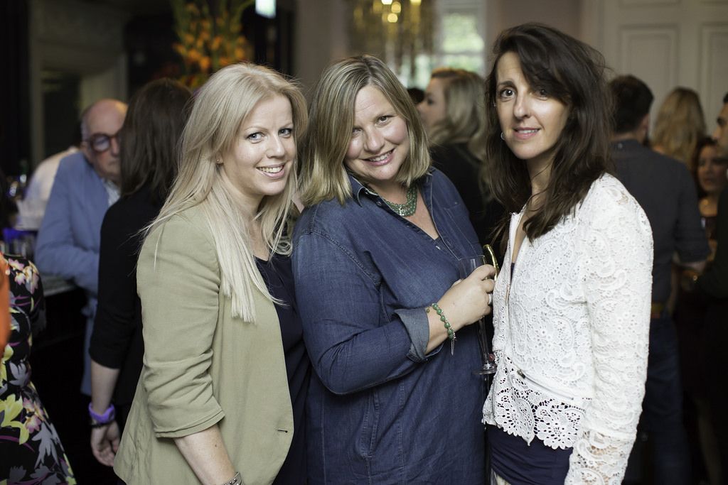 Katharine Crawford, Noreen McDonough & Norma Egan pictured at the launch of the Cliff Town House Oyster Festival on Stephen's Green D2. Photo: Anthony Woods.