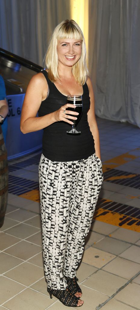 Katerina Schlagner at the unveiling of two brand new porters â€˜Guinness Dublin Porterâ€™ and â€˜Guinness West Indies Porterâ€™, Brewhouse 3, St Jamesâ€™s Gate.


Photo - Kieran Harnett