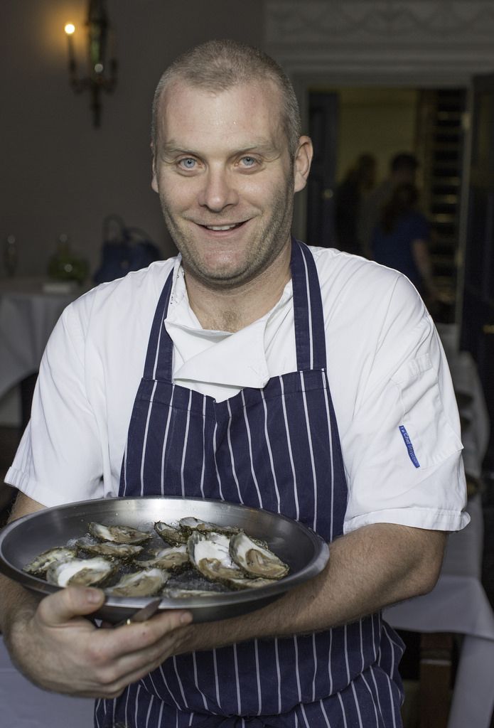 Sean Smith pictured at the launch of the Cliff Town House Oyster Festival on Stephen's Green D2. Photo: Anthony Woods.