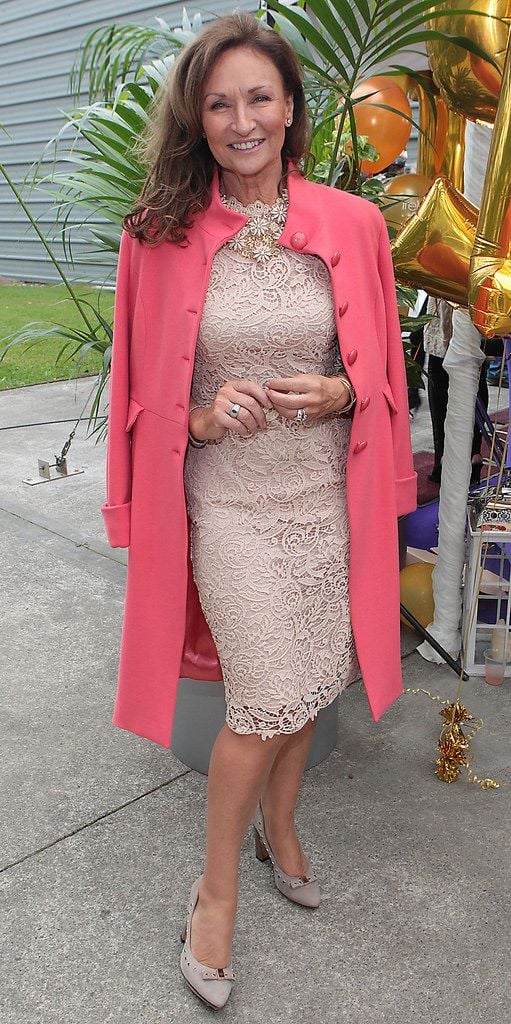 Model Boss Celia Homan Lee pictured this morning at Tv3's Ireland Am 15th birthday bash  at Tv3 Studio's in Ballymount Dublin.Pic:Brian McEvoy.No repro fee for one use