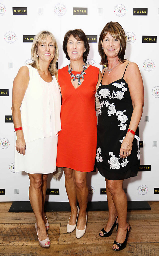 Pictured are Hillary O'Donnel, Diana Healion and Jacqueline Dixon at House at the afterparty of the Noble Gala Screening in aid of the Christina Noble Children's Foundation. Noble is released in cinemas nationwide on September 19th. Visit <a href="http://www.noble-movie.com" rel="nofollow">www.noble-movie.com</a>. Photo: Sasko Lazarov/Photocallireland