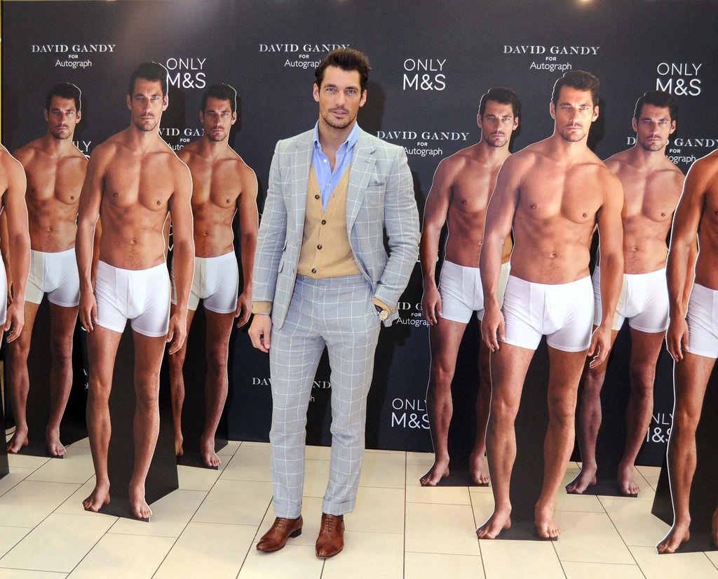 David Gandy launches underwear range for M&S and you can check him out in  the flesh