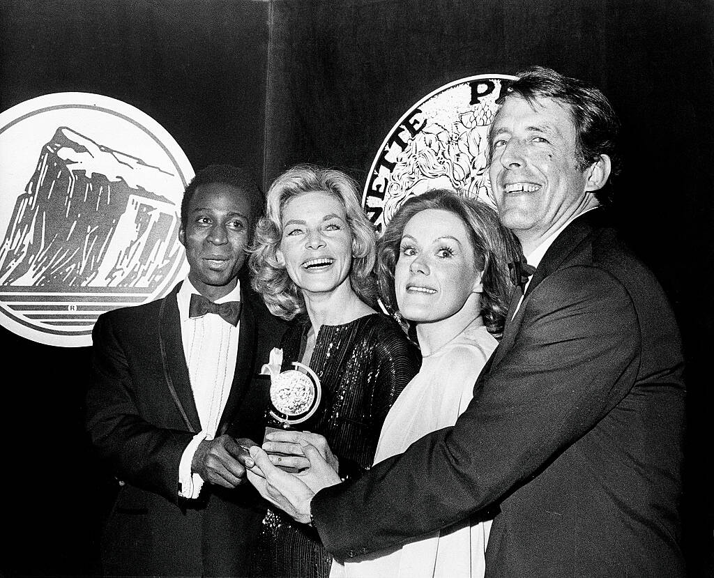 Tony Awards, 1971
Shown from left: Cleavon Little, Lauren Bacall, Tammy Grimes, Fritz Weaver

When: 25 Oct 2010
Credit: WENN.com

**This is a PR photo. WENN does not claim any Copyright or License in the attached material. Fees charged by WENN are for WENN's services only, and do not, nor are they intended to, convey to the user any ownership of Copyright or License in the material. By publishing this material, the user expressly agrees to indemnify and to hold WENN harmless from any claims, demands, or causes of action arising out of or connected in any way with user's publication of the material.**