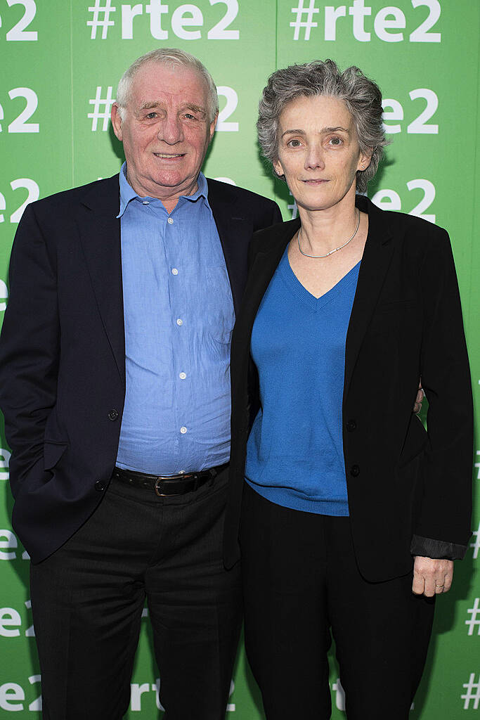 Eamon Dunphy and his wife Jane Gogan at the RTÃ‰ 2 New Season Launch party in Gateway House, Capel Street. Picture Andres Poveda