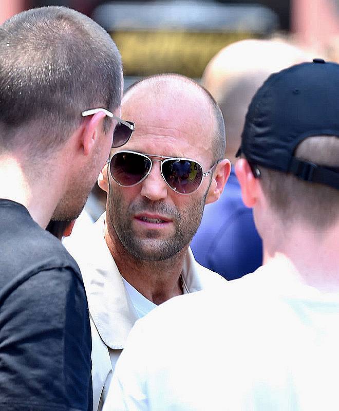 UNIVERSAL CITY, CA - JUNE 23:  Actor Jason Statham attends the premiere press event for the new Universal Studios Hollywood Ride "Fast & Furious-Supercharged" at Universal Studios Hollywood on June 23, 2015 in Universal City, California.  (Photo by Alberto E. Rodriguez/Getty Images)