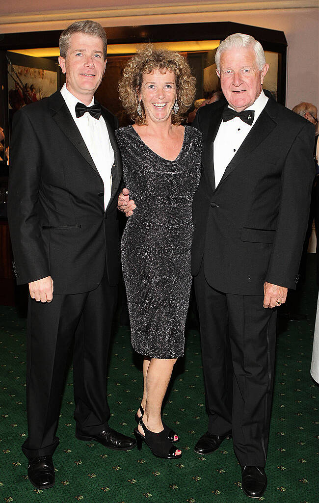 Peter Waller, Susan Waller and Eric Waller at the final of the Freemasons Young Musician of the Year 2014  at Freemason Hall ,Dublin..Pic:Brian McEvoy.