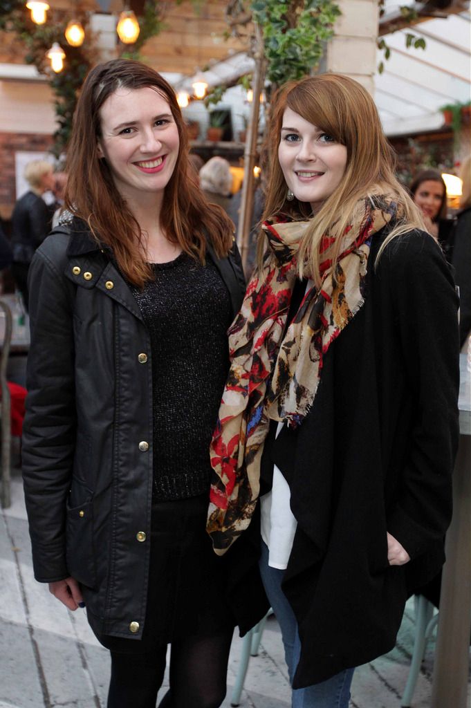 The BAFTA award-winning star of E4's hit show Made in Chelsea, Binky Felstead, brought some London glamour to Dublin when she launched her make-up range Binky London in Ireland in association with Uniphar Group. Pictured at the event are Jeanne Sutton, left, and Lara Sutton. Photo: Aoife Horgan