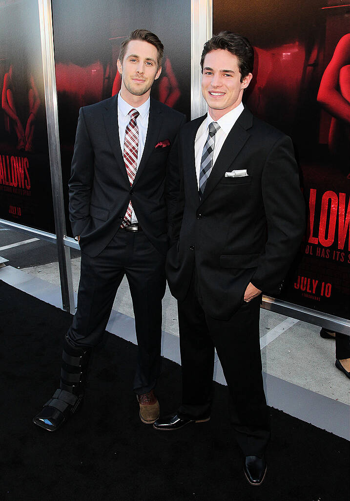 LOS ANGELES, CA - JULY 07:  Ryan Shoos and Reese Mishler attend New Line Cinema's Premiere of "The Gallows"  at Hollywood High School on July 7, 2015 in Los Angeles, California.  (Photo by David Buchan/Getty Images)