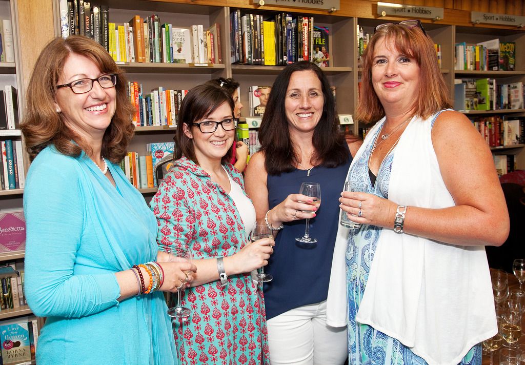 Paul Sherwood Photography Â© 2015
Launch of Caroline Grace Cassidy's book 'Already Taken' held in Dubray books, Grafton Street, Dublin. July 2015.
Pictured - Michelle Jackson, Margaret Scott, Maria Duffy, Barbara Scully