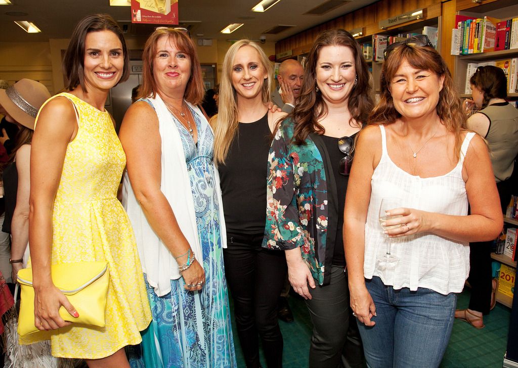 Paul Sherwood Photography Â© 2015
Launch of Caroline Grace Cassidy's book 'Already Taken' held in Dubray books, Grafton Street, Dublin. July 2015.
Pictured - Alison Canavan, Barbara Scully, Caroline Grace Cassidy, Elaine Crowley, Fiona Looney