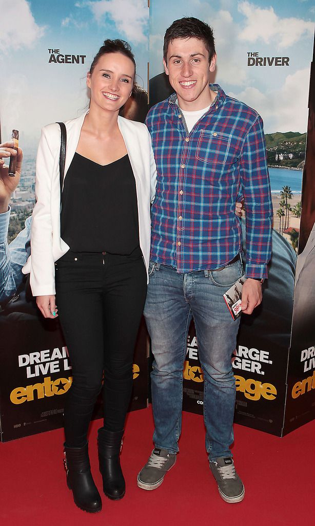 Rachel Coffey and Conor Devins pictured at The Irish premiere screening of  Entourage at The Savoy Cinema, Dublin..Picture:Brian McEvoy.