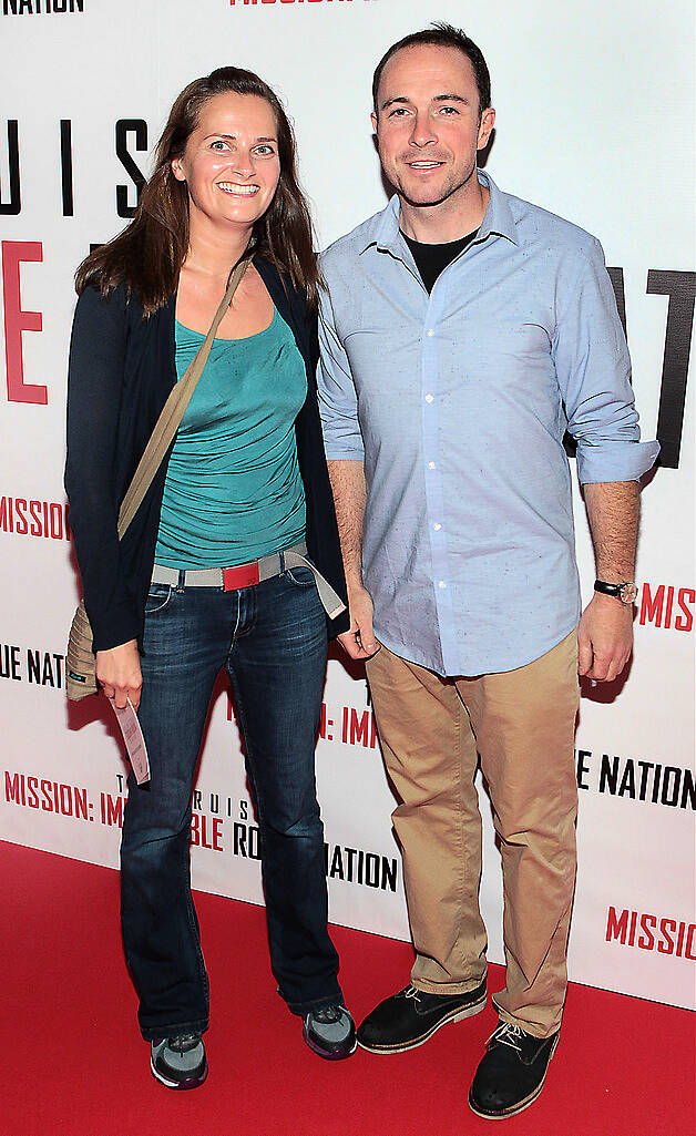 Colette Daly and John McLoughlin at the Irish Premiere screening of Mission Impossible Rogue Nation at The Savoy Cinema Dublin..Picture Brian McEvoy