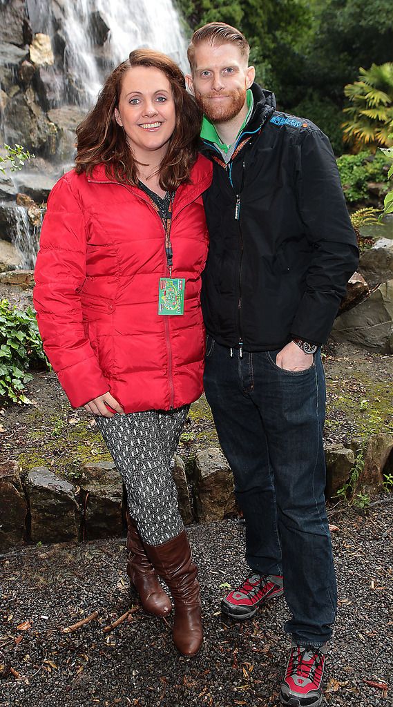 Ruth Scott and Rob Morgan at the closing night of the Vodafone Comedy Festival at the Iveagh Gardens Dublin.Picture:Brian McEvoy.No Repro fee for one use