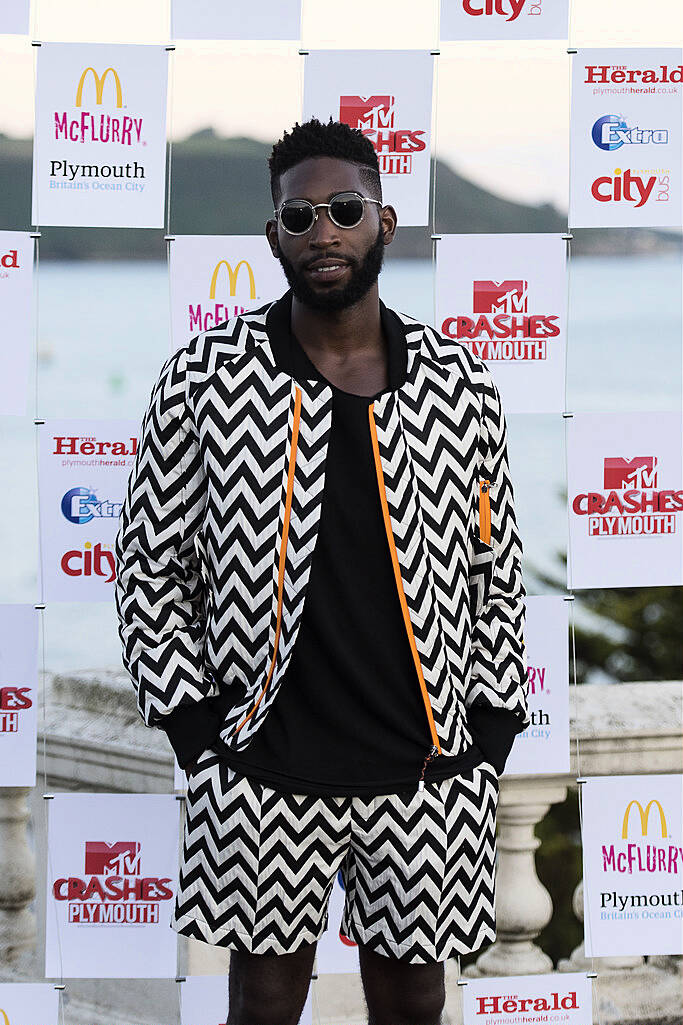 PLYMOUTH, ENGLAND - JULY 22:  Tinie Tempah attends a photocall during the MTV Crashes Plymouth concert at Plymouth Hoe on July 22, 2014 in Plymouth, England.  (Photo by Matthew Horwood/Getty Images for MTV UK)