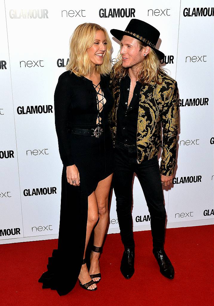 LONDON, ENGLAND - JUNE 02:  Ellie Goulding and Dougie Poynter attend the Glamour Women Of The Year Awards at Berkeley Square Gardens on June 2, 2015 in London, England.  (Photo by Anthony Harvey/Getty Images)