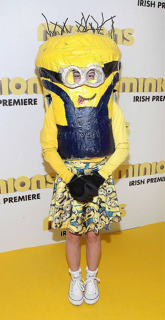 Minions fan Aimee O Gorman  at The Irish premiere screening of  Minions at Odeon Point Village Dublin .Picture:Brian Mcevoy.
