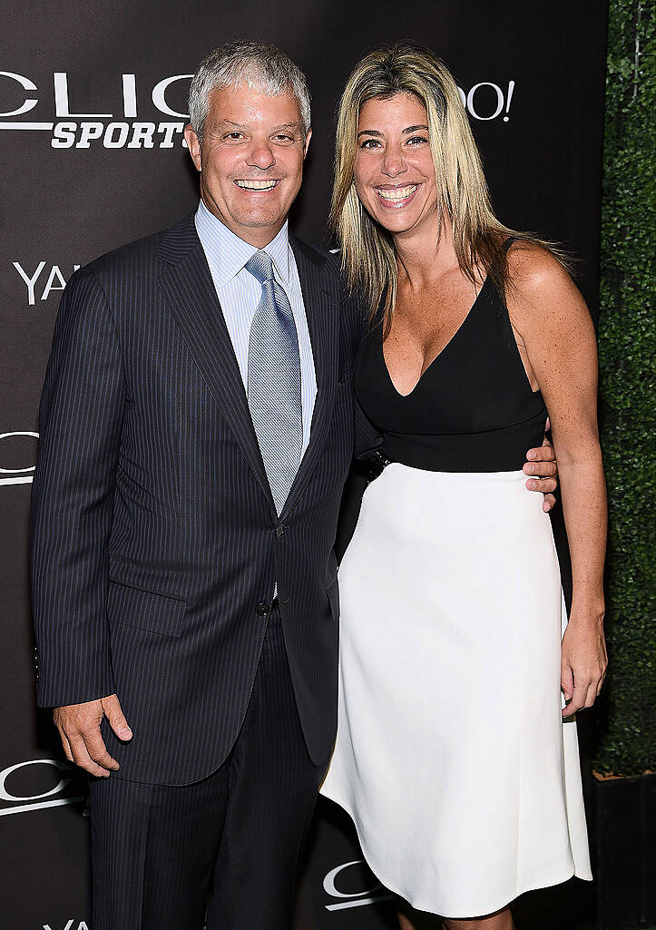 NEW YORK, NY - JULY 08:  David Levy, president of Turner Broadcasting System and Nicole Purcell, CLIO Awards president attend the 2015 CLIO Sports Awards at Cipriani 42nd Street on July 8, 2015 in New York City.  (Photo by Jamie McCarthy/Getty Images for CLIO Sports Awards)