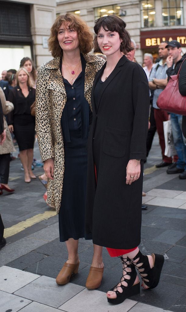 LONDON, ENGLAND - JULY 20:  Anna Chancellor and her daughter Poppy attends the press night of "Sinatra At The London Palladium" at London Palladium on July 20, 2015 in London, England.  (Photo by Tabatha Fireman/Getty Images)