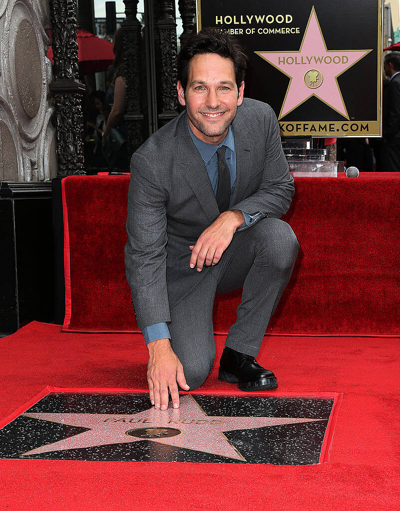 HOLLYWOOD, CA - JULY 01: Actor Paul Rudd is Honored with a Star on the Hollywood Walk of Fame on July 1, 2015 in Hollywood, California.  (Photo by Frederick M. Brown/Getty Images)