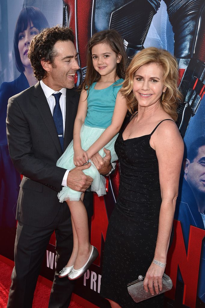 HOLLYWOOD, CA - JUNE 29:  (L-R) Actors John Fortson, Abby Ryder Fortson and Christie Lynn Smith attend the premiere of Marvel's "Ant-Man" at the Dolby Theatre on June 29, 2015 in Hollywood, California.  (Photo by Kevin Winter/Getty Images)