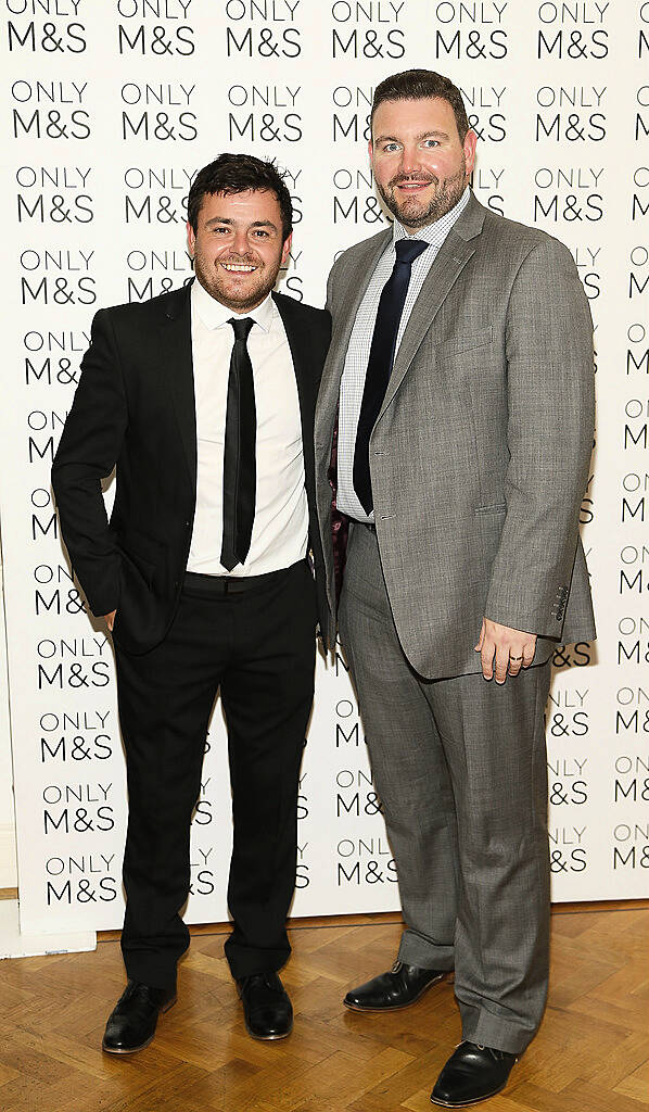 
Laurence Kinlan and Paul Brennan at the 2015 Marks & Spencer Ireland Marie Keating Foundation Celebrity Golf Classic  -photo Kieran Harnett