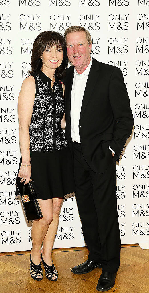 Elaine and Ronnie Whelan at the 2015 Marks & Spencer Ireland Marie Keating Foundation Celebrity Golf Classic  -photo Kieran Harnett
