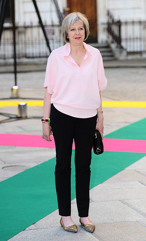 LONDON, ENGLAND - JUNE 03:  Teresa May attends the Royal Academy of Arts Summer Exhibition on June 3, 2015 in London, England.  (Photo by Stuart C. Wilson/Getty Images)