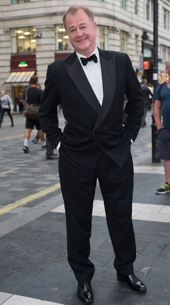 LONDON, ENGLAND - JULY 20:  Owen Teale attends the press night of "Sinatra At The London Palladium" at London Palladium on July 20, 2015 in London, England.  (Photo by Tabatha Fireman/Getty Images)