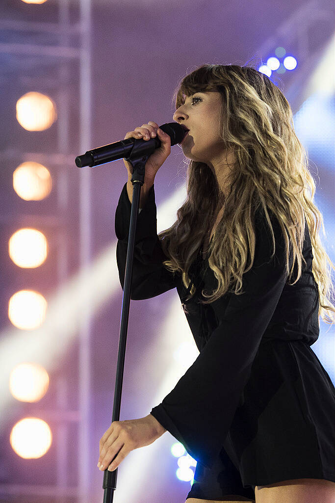 PLYMOUTH, ENGLAND - JULY 22:  Foxes (Louisa Rose Allen) performs on stage during the MTV Crashes Plymouth concert at Plymouth Hoe on July 22, 2014 in Plymouth, England.  (Photo by Matthew Horwood/Getty Images for MTV UK)