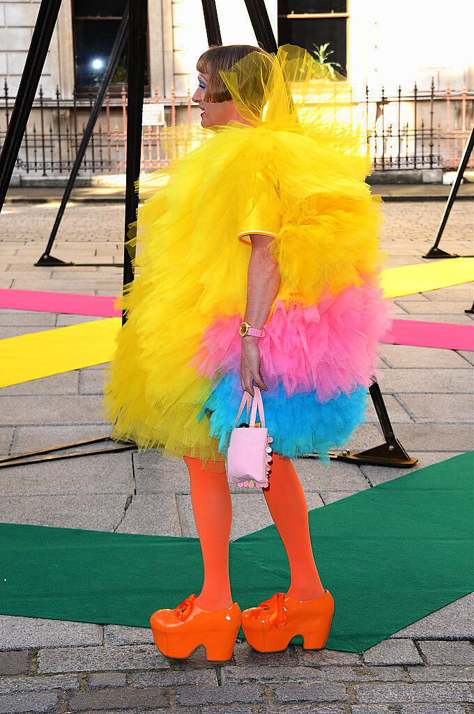 LONDON, ENGLAND - JUNE 03:  Grayson Perry attends the Royal Academy of Arts Summer Exhibition on June 3, 2015 in London, England.  (Photo by Stuart C. Wilson/Getty Images)