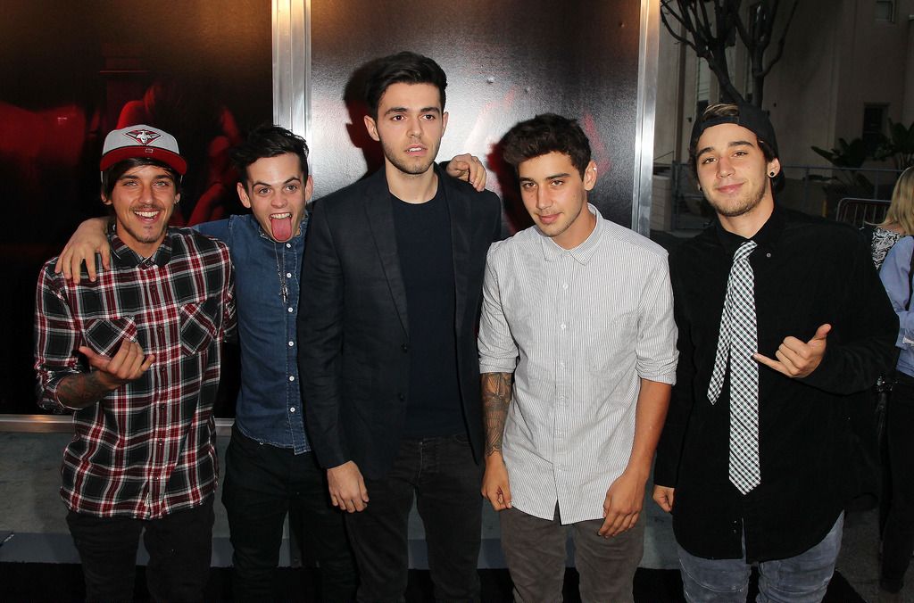 LOS ANGELES, CA - JULY 07: The Janoskians attend New Line Cinema's Premiere of "The Gallows"  at Hollywood High School on July 7, 2015 in Los Angeles, California.  (Photo by David Buchan/Getty Images)
