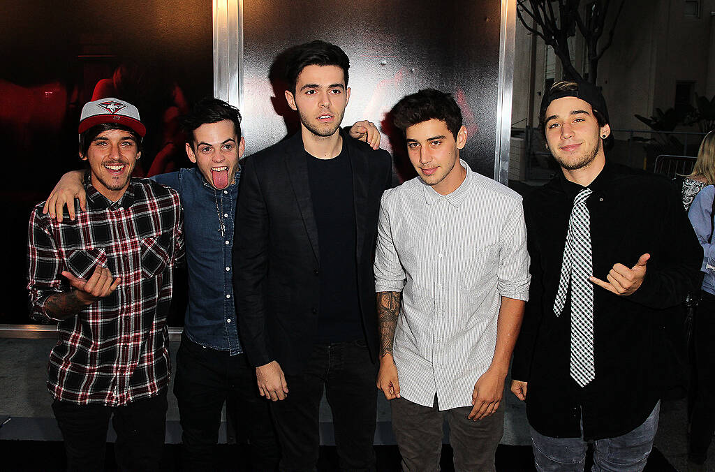 LOS ANGELES, CA - JULY 07: The Janoskians attend New Line Cinema's Premiere of "The Gallows"  at Hollywood High School on July 7, 2015 in Los Angeles, California.  (Photo by David Buchan/Getty Images)