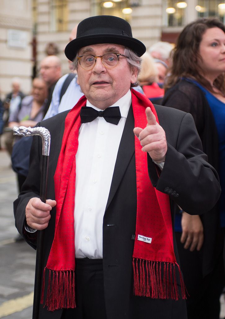 LONDON, ENGLAND - JULY 20:  Sylvester McCoy attends the press night of "Sinatra At The London Palladium" at London Palladium on July 20, 2015 in London, England.  (Photo by Tabatha Fireman/Getty Images)