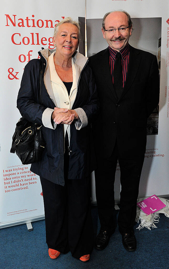 Suzanne MacDougall and Prof. Declan McGonagle

Photo: Clodagh Kilcoyne