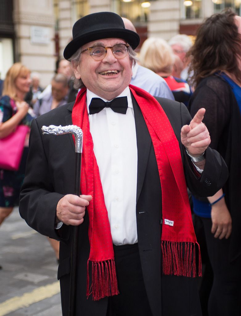 LONDON, ENGLAND - JULY 20:  Sylvester McCoy attends the press night of "Sinatra At The London Palladium" at London Palladium on July 20, 2015 in London, England.  (Photo by Tabatha Fireman/Getty Images)