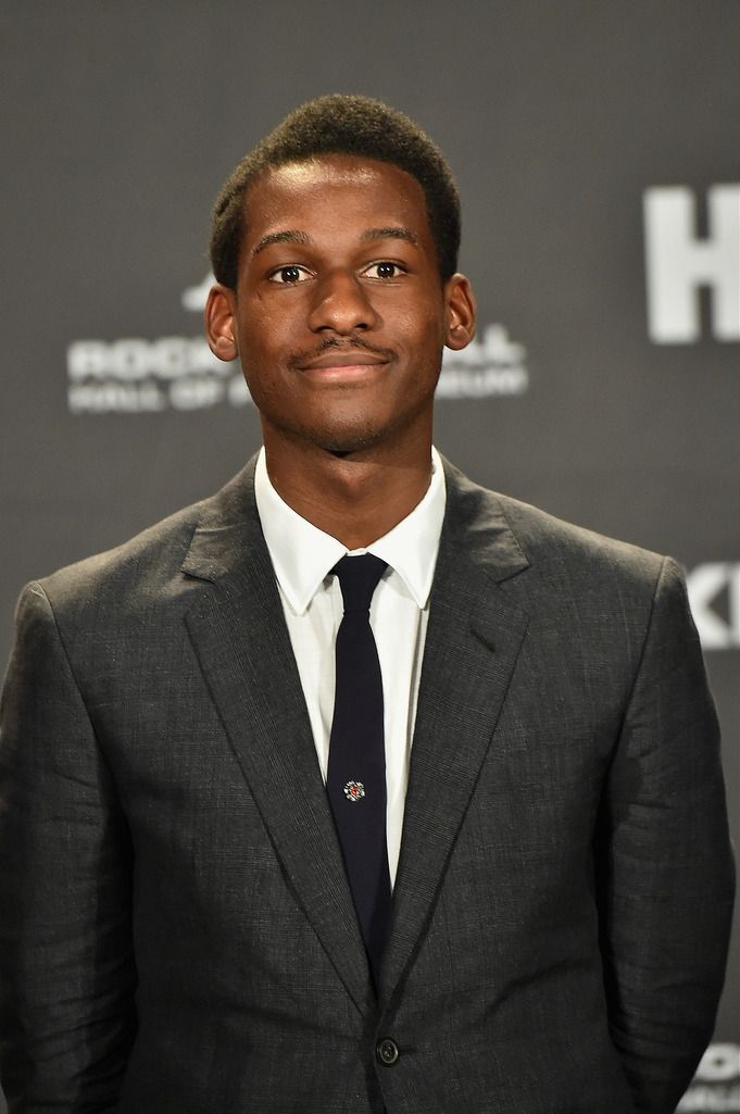 CLEVELAND, OH - APRIL 18:  Leon Bridges attends the 30th Annual Rock And Roll Hall Of Fame Induction Ceremony at Public Hall on April 18, 2015 in Cleveland, Ohio.  (Photo by Michael Loccisano/Getty Images)