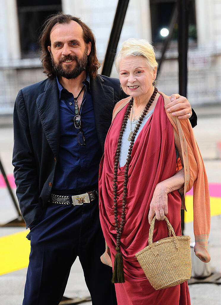 LONDON, ENGLAND - JUNE 03:  Andreas Kronthaler and Vivienne Westwood attend the Royal Academy of Arts Summer Exhibition on June 3, 2015 in London, England.  (Photo by Stuart C. Wilson/Getty Images)