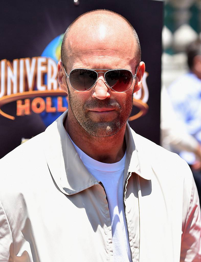 UNIVERSAL CITY, CA - JUNE 23:  Actor Jason Statham attends the premiere press event for the new Universal Studios Hollywood Ride "Fast & Furious-Supercharged" at Universal Studios Hollywood on June 23, 2015 in Universal City, California.  (Photo by Alberto E. Rodriguez/Getty Images)