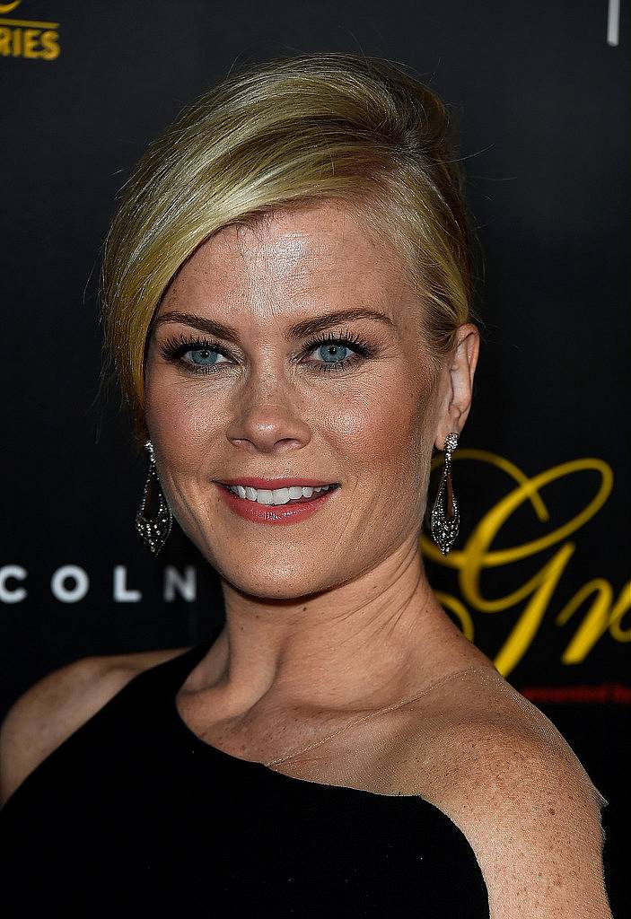 BEVERLY HILLS, CA - MAY 19:  Actress Alison Sweeney arrives at the 40th Anniversary Gracies Awards at The Beverly Hilton Hotel on May 19, 2015 in Beverly Hills, California.  (Photo by Frazer Harrison/Getty Images)