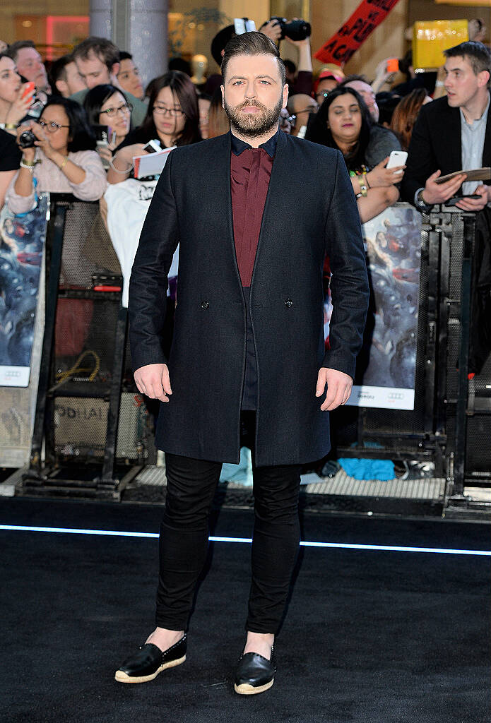 LONDON, ENGLAND - APRIL 21:  Mark Feehily attends "The Avengers: Age Of Ultron" European premiere at Westfield London on April 21, 2015 in London, England.  (Photo by Anthony Harvey/Getty Images)