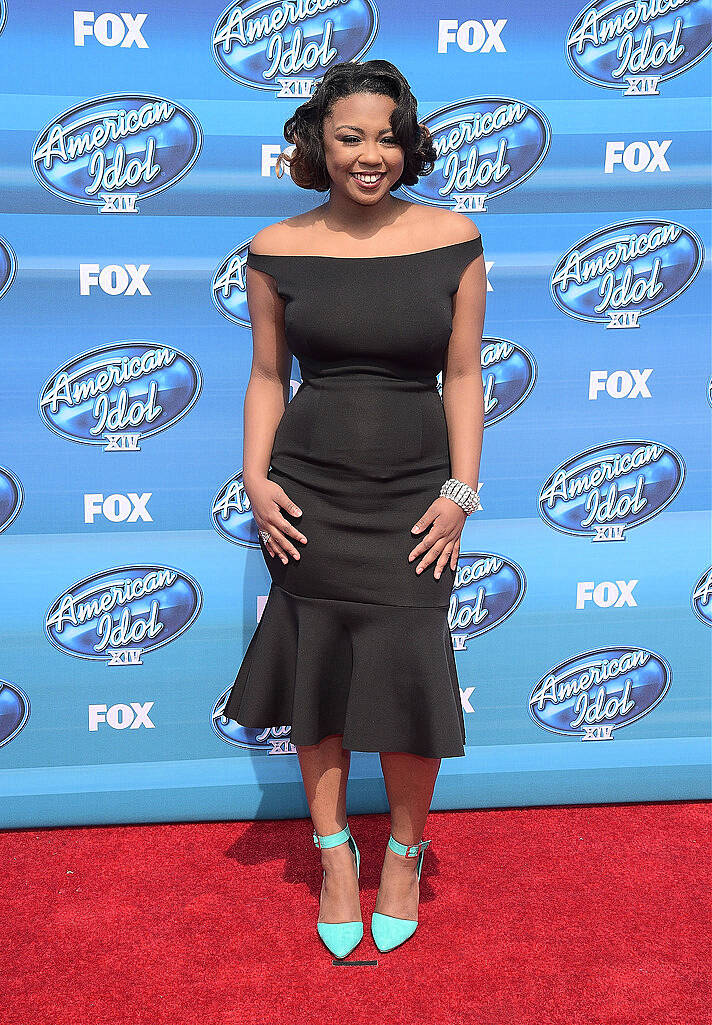 HOLLYWOOD, CA - MAY 13:  Sarina-Joi Crowe attends the "American Idol" XIV Grand Finale event at the Dolby Theatre on May 13, 2015 in Hollywood, California.  (Photo by Jason Kempin/Getty Images)