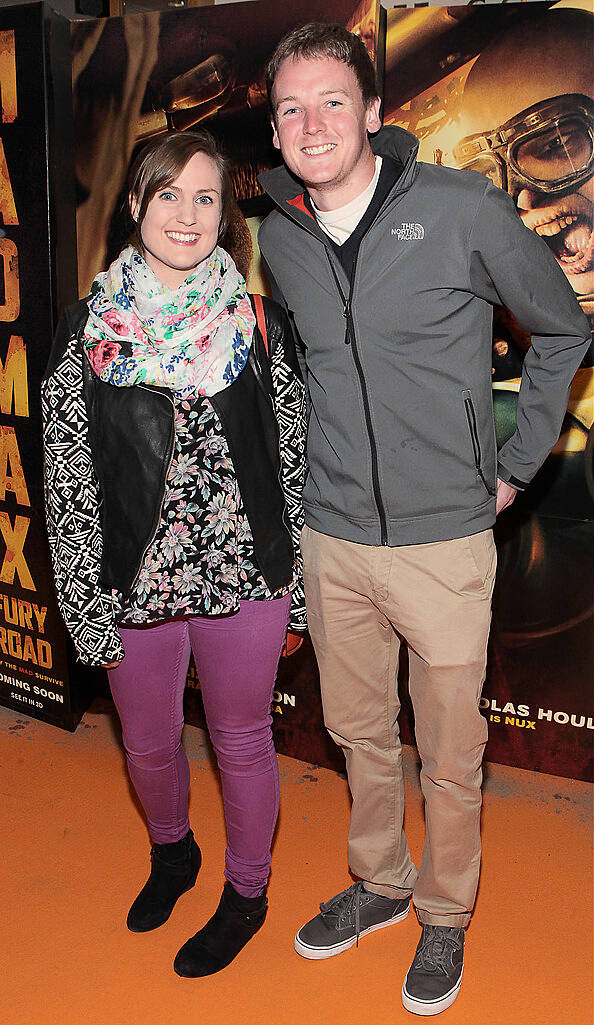 Helen Moran and Brian McNeice at the Irish Premiere screening of Mad Max:Fury Road at The Savoy Cinema Dublin..Picture:Brian McEvoy.