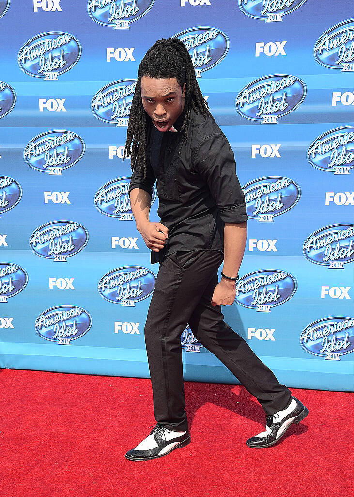 HOLLYWOOD, CA - MAY 13:  Qaasim Middleton attends the "American Idol" XIV Grand Finale event at the Dolby Theatre on May 13, 2015 in Hollywood, California.  (Photo by Jason Kempin/Getty Images)