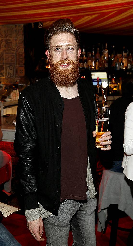 
Seamus Clancy at the launch of Orchard Thieves Cider at the Den-photo Kieran Harnett