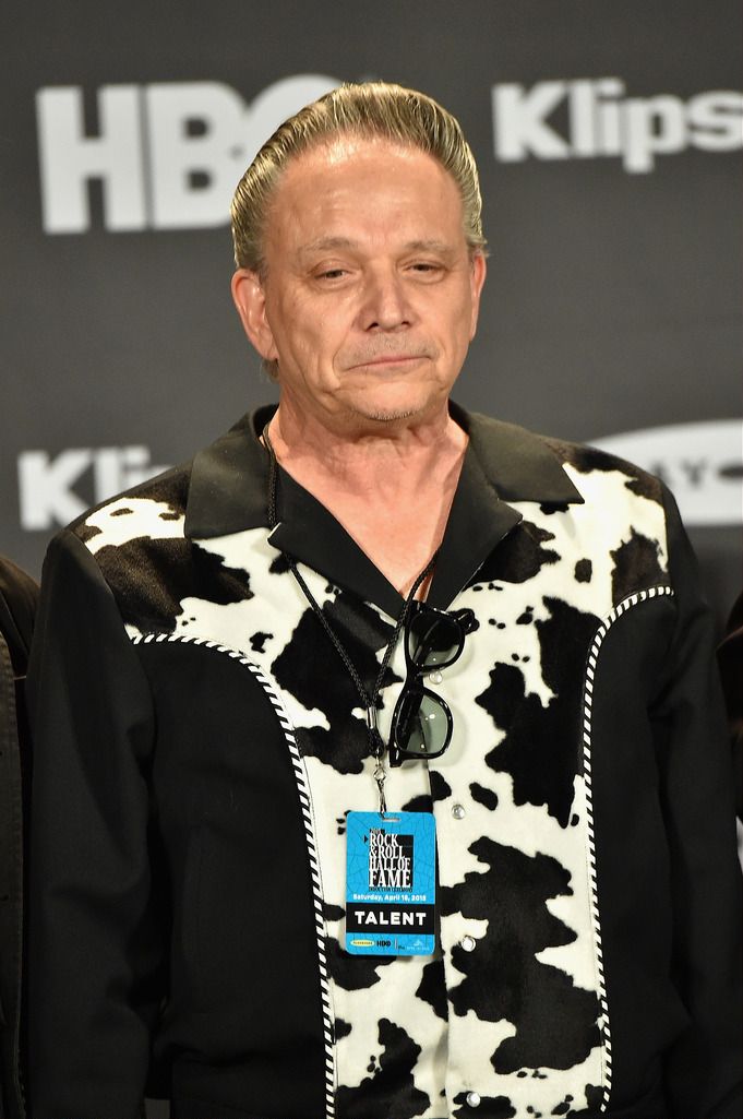 CLEVELAND, OH - APRIL 18:  Jimmie Vaughan speaks on behalf of inductee Stevie Ray Vaughan during the 30th Annual Rock And Roll Hall Of Fame Induction Ceremony at Public Hall on April 18, 2015 in Cleveland, Ohio.  (Photo by Michael Loccisano/Getty Images)