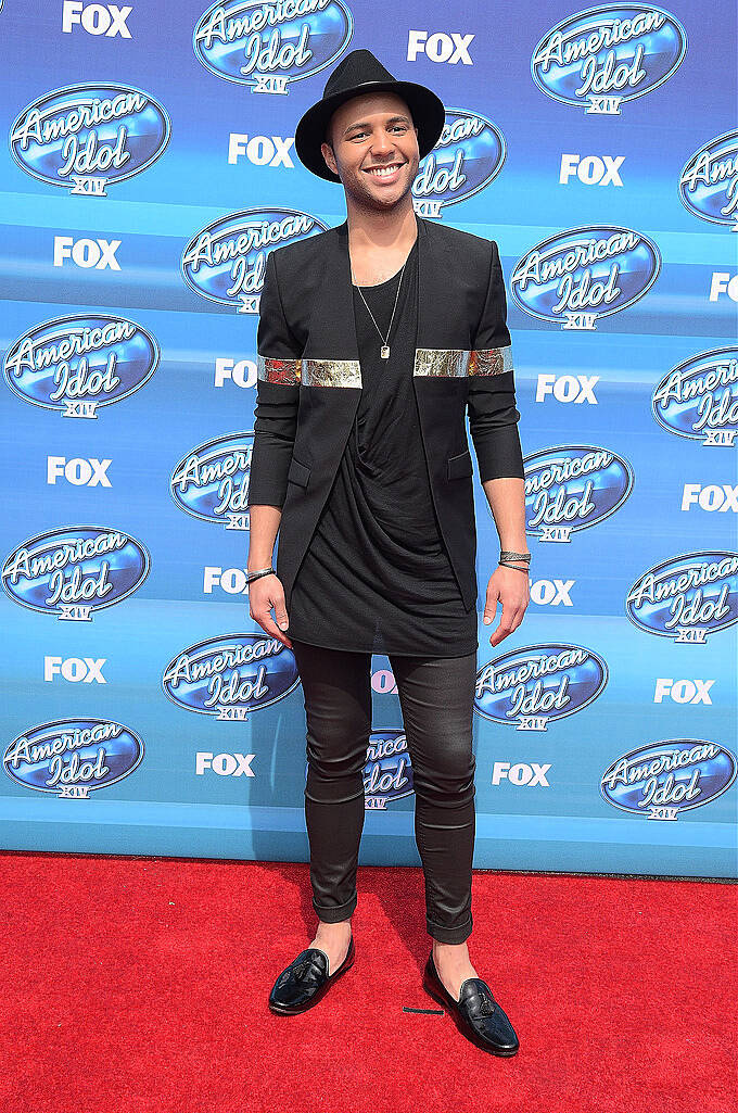 HOLLYWOOD, CA - MAY 13:  Rayvon Owen attends the "American Idol" XIV Grand Finale event at the Dolby Theatre on May 13, 2015 in Hollywood, California.  (Photo by Jason Kempin/Getty Images)