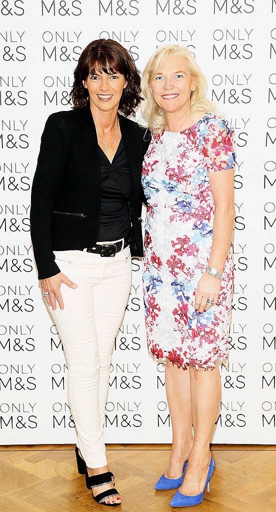 
Sylvia Meade and Linda Keating at the 2015 Marks & Spencer Ireland Marie Keating Foundation Celebrity Golf Classic  -photo Kieran Harnett