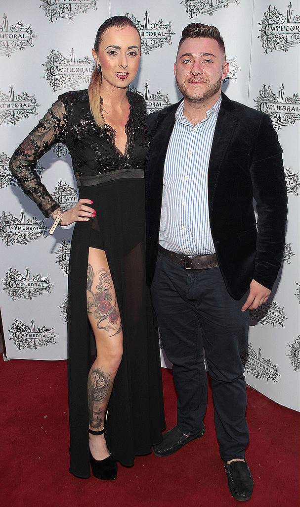 Karen Fennelly and Marcus Sandu at the opening of  Cathedral Bar and Restaurant in Maynooth,Kildare..Picture:Brian McEvoy.