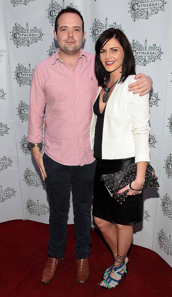 Gavin Kenny and Lisa Malone at the opening of  Cathedral Bar and Restaurant in Maynooth,Kildare..Picture:Brian McEvoy.