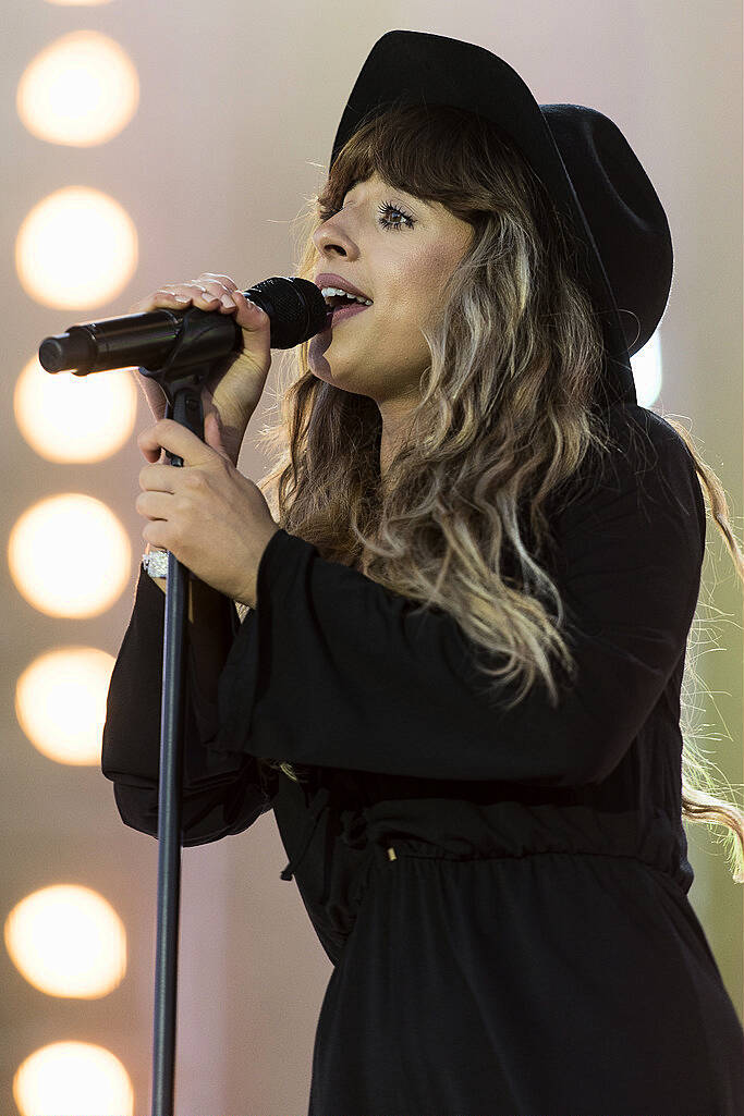 PLYMOUTH, ENGLAND - JULY 22:  Foxes (Louisa Rose Allen) performs on stage during MTV Crashes Plymouth at Plymouth Hoe on July 22, 2014 in Plymouth, England.  (Photo by Matthew Horwood/Getty Images for MTV UK)